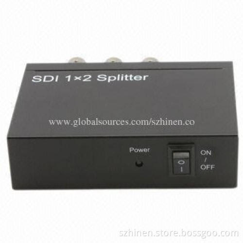 SDI 1X2 Splitter, supports multiple video resolution